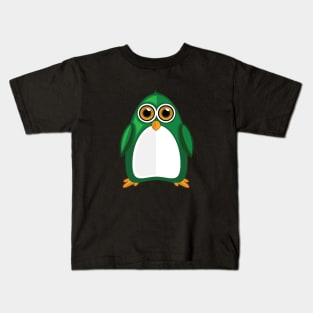 Green Penguin Kids T-Shirt